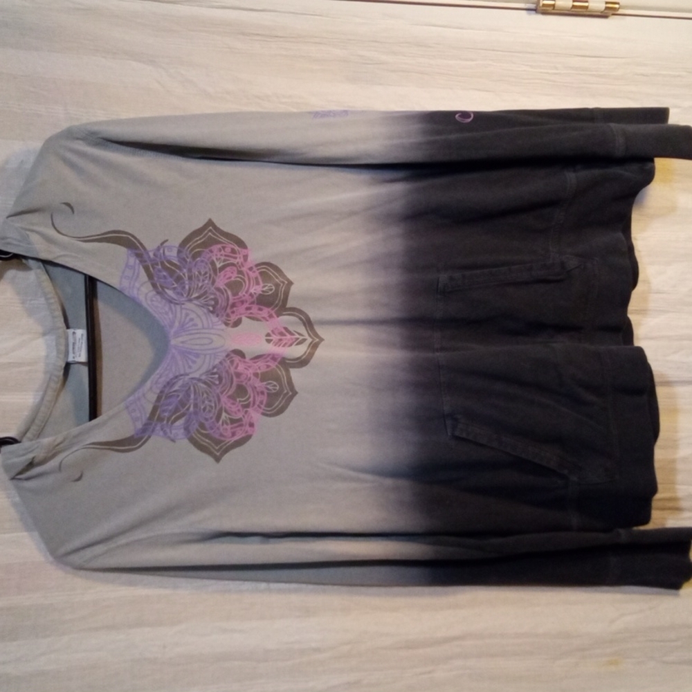 Vintage Crazy Shirt pullover hooded Tee m